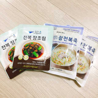 바다는다웰빙이다 완도사랑 전복죽 250g - 2팩 + 전복장조림 2팩 — 4.5점을 준 리뷰어가 2020년 8월 올린 사용 사진
