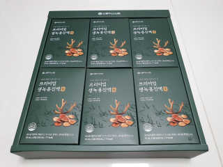 서울약사신협 약사신협_생녹용 진액_70ml x 30포 — 5점을 준 리뷰어가 2020년 10월 올린 사용 사진