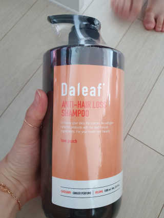 달리프 진저 베러 퍼퓸 탈모 완화 샴푸 1000ml 향 3종 — 5점을 준 리뷰어가 2020년 5월 올린 사용 사진