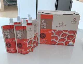 자연에온 핑크 자몽 착즙 100mL 10개입 2BOX — 4점을 준 리뷰어가 2020년 11월 올린 사용 사진
