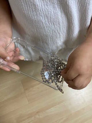 젠블리 항균동 볼체인 폰스트랩 갤럭시 아이폰 케이스 목걸이 — 5점을 준 리뷰어가 2020년 8월 올린 사용 사진