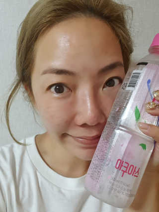 아쿠아스 플레이버워터 ★[아쿠아스] 복숭아 플레이버워터 1BOX 20개입★ — 5점을 준 리뷰어가 2020년 4월 올린 사용 사진