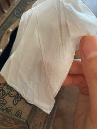 잘풀리는집 부드러운 모이스처 보습 미용 티슈 230매 — 5점을 준 리뷰어가 2020년 9월 올린 사용 사진
