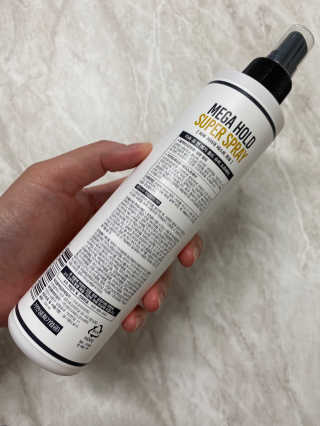 다슈코리아 다슈 포 맨 프리미엄 메가 홀드 슈퍼 스프레이 250ml — 3.5점을 준 리뷰어가 2020년 7월 올린 사용 사진