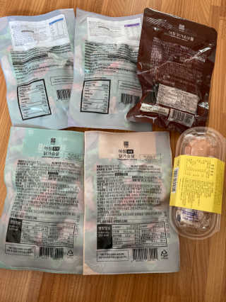 바로 먹는 아침 실온보관 닭가슴살 6종 — 5점을 준 리뷰어가 2020년 9월 올린 사용 사진