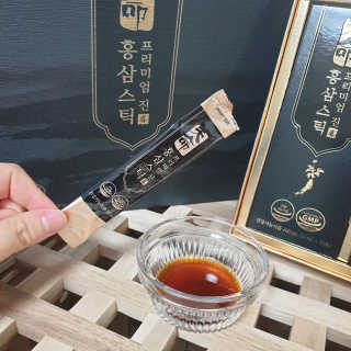 헬스업_천명진프리미엄홍삼스틱_10ml x 30포 — 5점을 준 리뷰어가 2020년 12월 올린 사용 사진