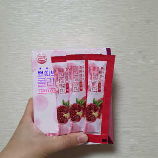 헬스업_쁘띠쁘띠석류콜라겐젤리_20g x 14포 — 5점을 준 리뷰어가 2020년 7월 올린 사용 사진