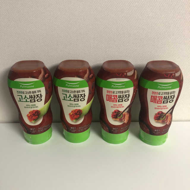 [풀무원] 짜먹는 튜브쌈장, 고소쌈장 매콤쌈장 2종set 리뷰 사진