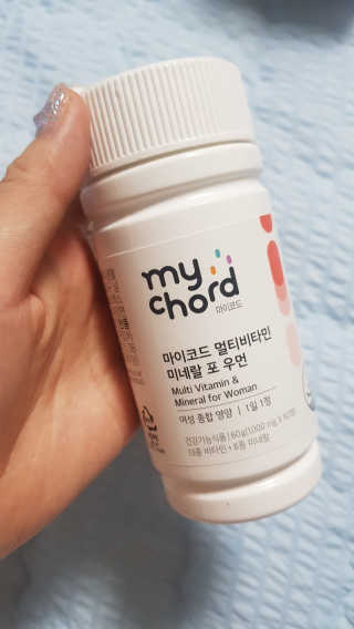JW중외제약 마이코드 멀티비타민미네랄 포 우먼 — 5점을 준 리뷰어가 2020년 7월 올린 사용 사진