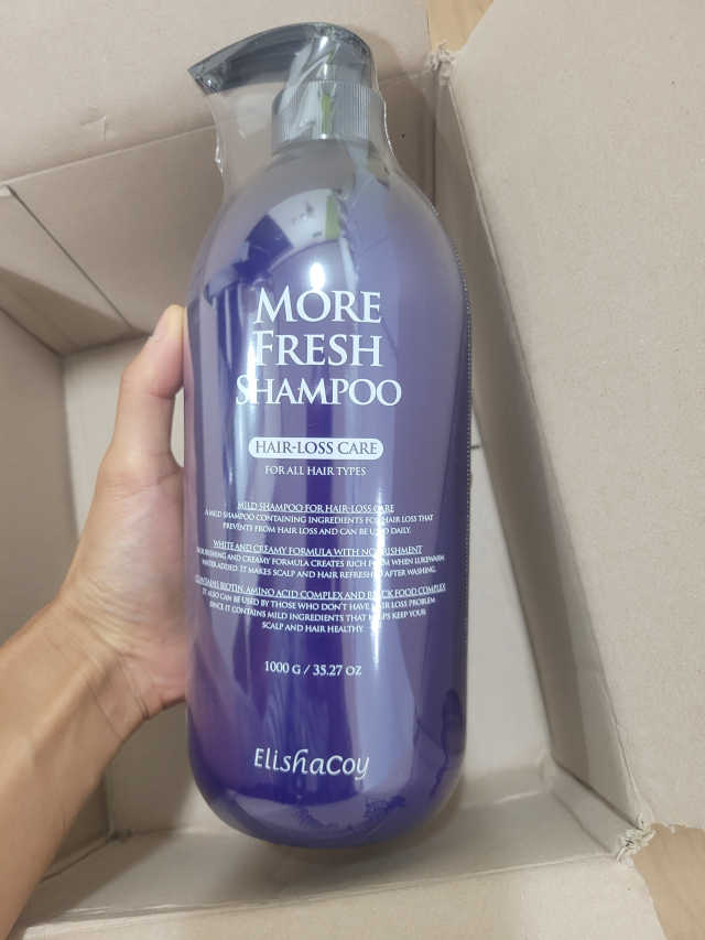 모어 프레쉬 샴푸 리뷰 사진