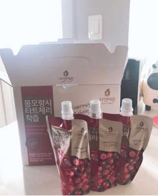 자연에온 몽모랑시 타트체리 착즙 100mL 10개입 2BOX — 4.5점을 준 리뷰어가 2020년 11월 올린 사용 사진