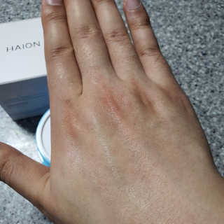 바르는콜라겐 하이온 제주바다보배 슬리핑마스크 100mL — 4점을 준 리뷰어가 2020년 6월 올린 사용 사진