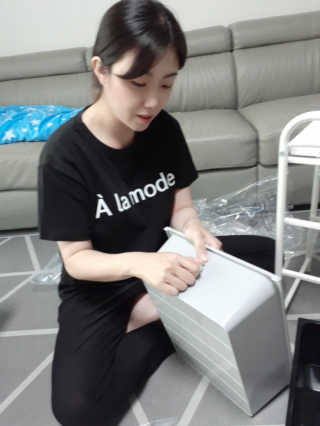 바네스데코 3단 이동식 트롤리 수납함 정리함 — 5점을 준 리뷰어가 2020년 5월 올린 사용 사진