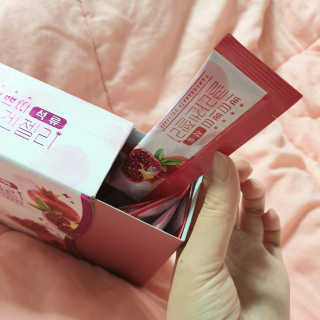 헬스업_쁘띠쁘띠석류콜라겐젤리_20g x 14포 — 4.5점을 준 리뷰어가 2020년 11월 올린 사용 사진