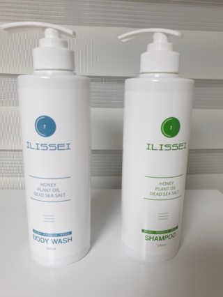 일리세이 허니 샴푸 500ml + 허니 바디워시 500ml 세트 — 4.5점을 준 리뷰어가 2020년 4월 올린 사용 사진