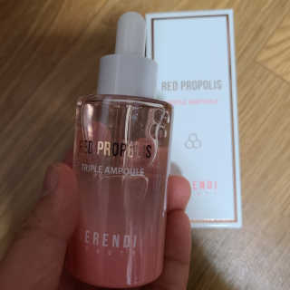 세렌디뷰티 레드 프로폴리스 트리플 앰플 — 5점을 준 리뷰어가 2020년 8월 올린 사용 사진