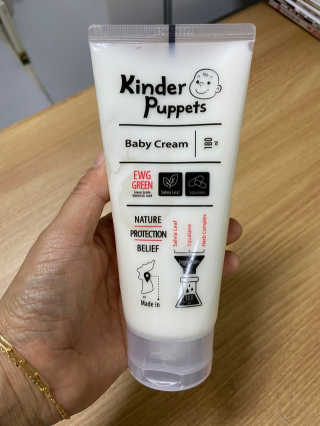 킨더퍼페츠 베이비크림 180ml — 5점을 준 리뷰어가 2020년 10월 올린 사용 사진