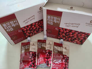 자연에온 몽모랑시 타트체리 착즙 100mL 10개입 2BOX — 5점을 준 리뷰어가 2020년 10월 올린 사용 사진