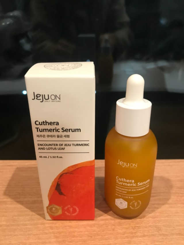 생기보습세럼 제주온 큐테라 울금 세럼 45mL 리뷰 사진