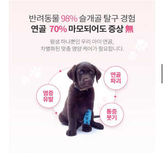 My Pet Care 천연단백질 관절건강에 개좋아 — 5점을 준 리뷰어가 2020년 12월 올린 사용 사진