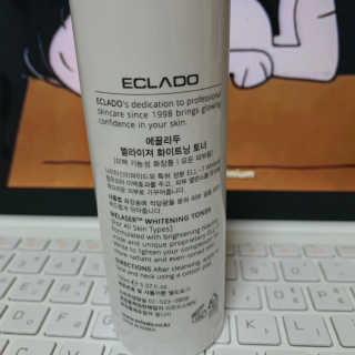 ECLADO 에끌라두 멜라이져 화이트닝 토너 — 5점을 준 리뷰어가 2020년 9월 올린 사용 사진