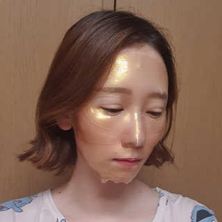 한미려 프리미엄 하이드로겔 마스크 — 5점을 준 리뷰어가 2020년 7월 올린 사용 사진