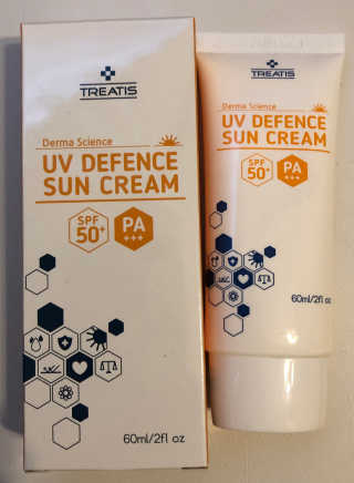 트리티스 US [TREATIS] UV Defence Sun Cream PA+++ / SPF50+ — 5점을 준 리뷰어가 2020년 11월 올린 사용 사진
