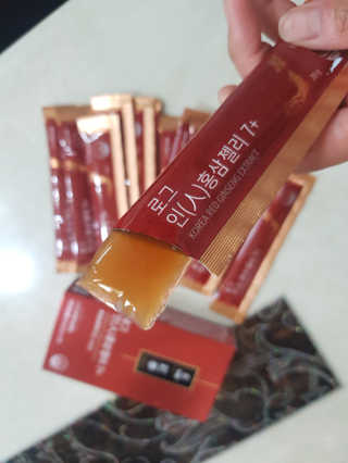 로그네이처 로그 인 홍삼젤리 7+ — 5점을 준 리뷰어가 2020년 6월 올린 사용 사진