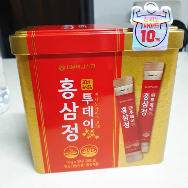 서울약사신협_투데이홍삼정_틴케이스_10g x 30포 리뷰 사진