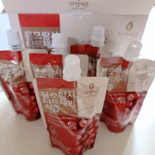 자연에온 몽모랑시 타트체리 착즙 100mL 10개입 2BOX — 5점을 준 리뷰어가 2020년 10월 올린 사용 사진