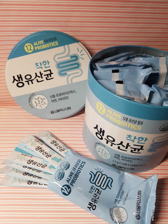 서울약사신협_착한생유산균_2.5G x 100포 리뷰 사진