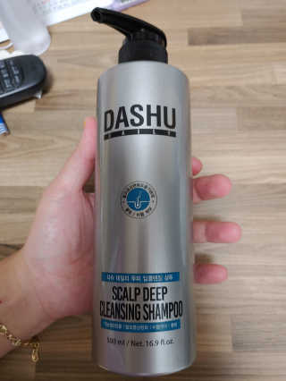 다슈코리아 다슈 데일리 두피 딥 클렌징 샴푸 500ml — 5점을 준 리뷰어가 2020년 10월 올린 사용 사진