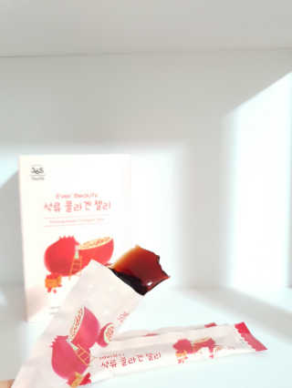 365더건강 에버뷰티 석류콜라겐 젤리 — 5점을 준 리뷰어가 2020년 5월 올린 사용 사진