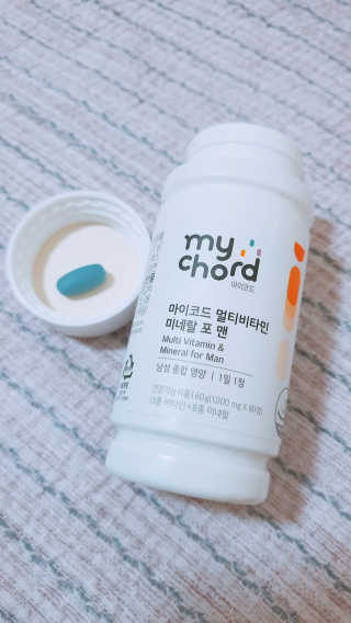 JW중외제약 마이코드 멀티비타민미네랄 포 맨 — 5점을 준 리뷰어가 2020년 7월 올린 사용 사진