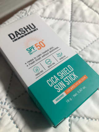 다슈코리아 다슈 솔루션 시카 쉴드 선스틱 — 5점을 준 리뷰어가 2020년 6월 올린 사용 사진