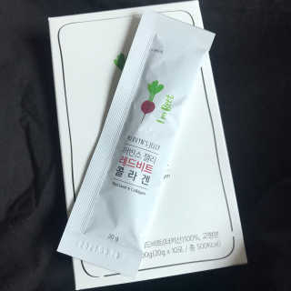유유네이처 머빈스 젤리 레드비트 콜라겐 — 5점을 준 리뷰어가 2020년 8월 올린 사용 사진