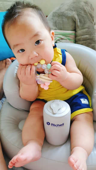 디어랑쥬 유기농 실리콘 편백나무 링 치아발육기 별 — 5점을 준 리뷰어가 2020년 9월 올린 사용 사진
