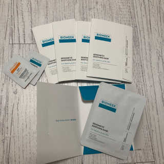 바이오믹 BIOMEEK SENSIMETIC SOOTHING MASK.S — 4점을 준 리뷰어가 2020년 6월 올린 사용 사진