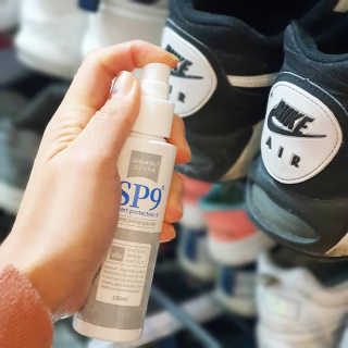 SP9 스프레이형 프리미엄 살균소독제 500ml+100ml — 5점을 준 리뷰어가 2020년 12월 올린 사용 사진