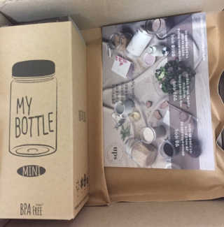 산들녘 한끼식사 스타터 패키지-둥근마/아로니아/쑥+전용보틀 — 4.5점을 준 리뷰어가 2020년 6월 올린 사용 사진