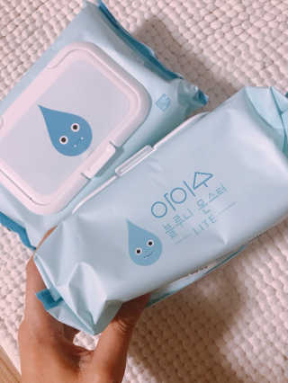 아이수 블루니 몬스터 아기 물티슈 — 4점을 준 리뷰어가 2020년 11월 올린 사용 사진