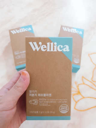 웰리카 저분자 피쉬 콜라겐 — 5점을 준 리뷰어가 2020년 11월 올린 사용 사진