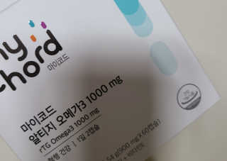 JW중외제약 마이코드 알티지 오메가3 1000 mg — 4점을 준 리뷰어가 2020년 6월 올린 사용 사진