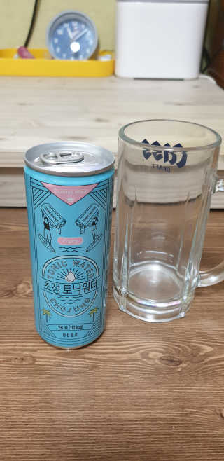 일화 소주와환상궁합 세계 3대 광천수로만든 초정토닉워터 — 5점을 준 리뷰어가 2020년 4월 올린 사용 사진