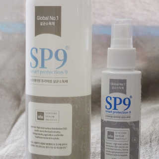 SP9 스프레이형 프리미엄 살균소독제 500ml+100ml — 5점을 준 리뷰어가 2020년 11월 올린 사용 사진