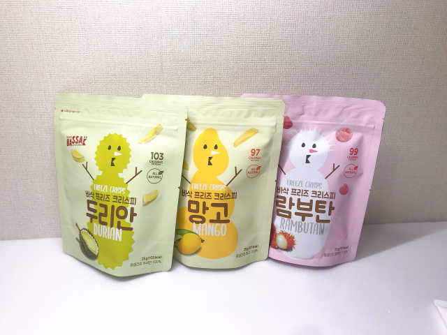 바삭 프리즈 크리스피 3종 리뷰 사진