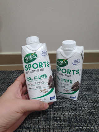 셀렉스스포츠 셀렉스 스포츠 드링크 초콜릿 _ 330ml x 12팩 — 5점을 준 리뷰어가 2020년 12월 올린 사용 사진