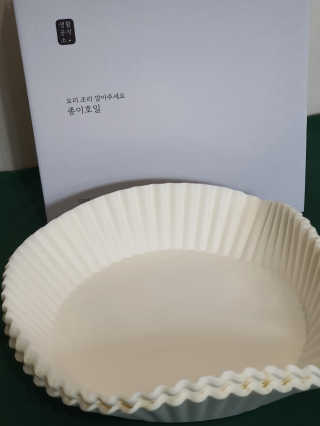 [생활공작소] 종이호일 원형/롤형/접시형/팬덮개 — 5점을 준 리뷰어가 2020년 8월 올린 사용 사진