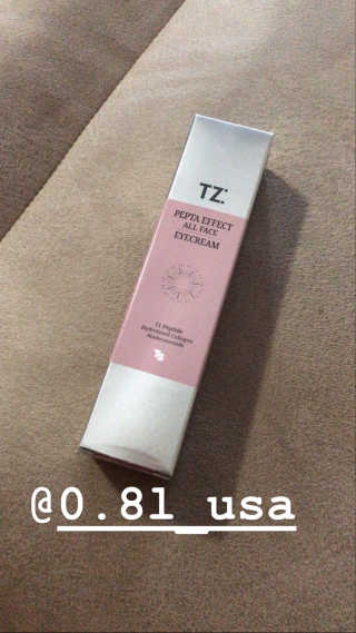 TZ 펩 타는 모든 얼굴 눈동자에 영향을 미칩니다 — 5점을 준 리뷰어가 2020년 4월 올린 사용 사진