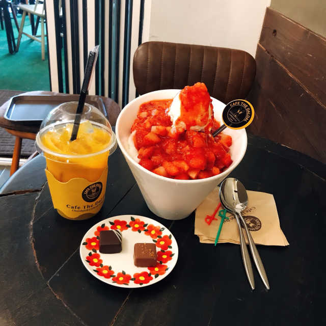 [더달달 역삼점] 빙수1+음료1+초콜릿2 리뷰 사진